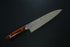 TAKESHI SAJI GINREI VG10 CHEF'S KNIFE 210 MM CROSS-SHAPED HAMMER PATTERN & 33 LAYERS DAMASCUS